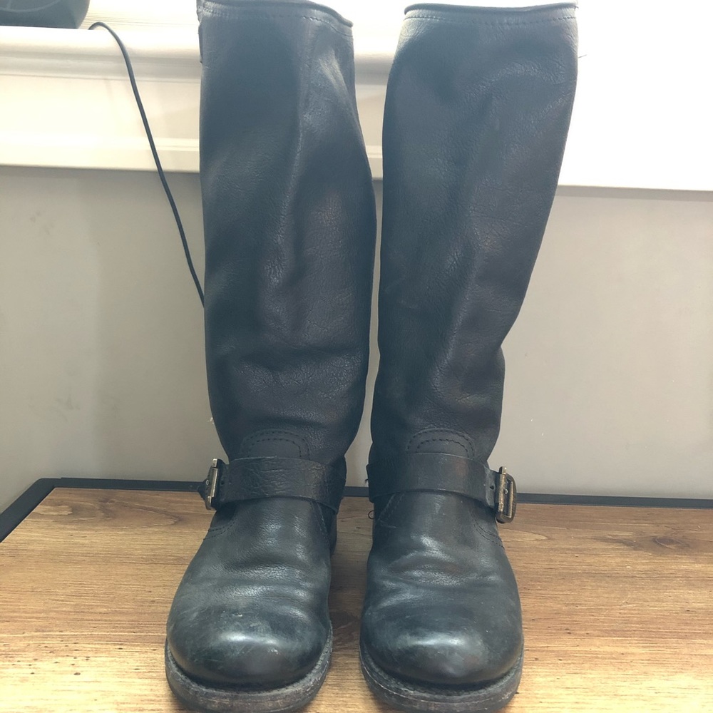 Frye Veronica slouch Black 7.5 EUC
